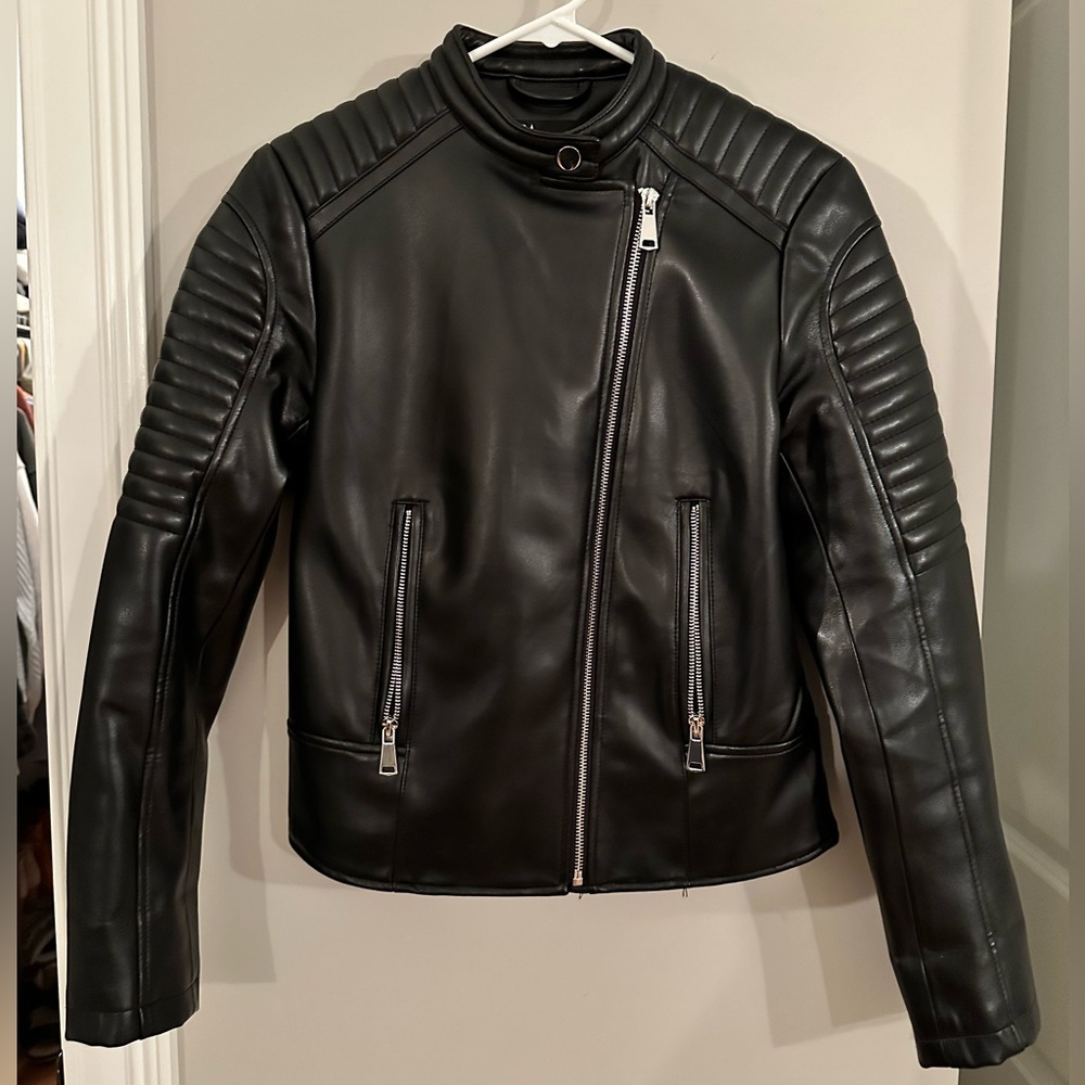 Zara Leather Jacket - Like Brand New!